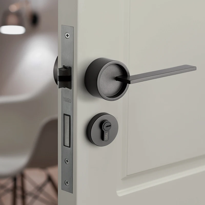 
Bedroom door lock indoor Nordic mute door lock modern minimalist CL-0400 
