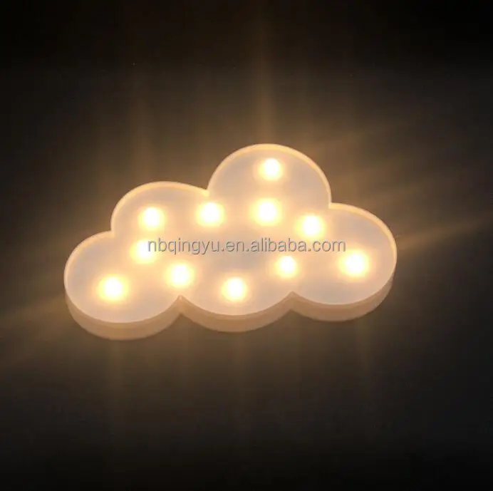 Decoration Cute Cloud Star Moon Shape 3D LED Night Lamp Kids Gift