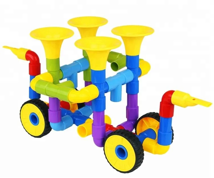 
DIY puzzle building blocks toy water pipe educational pipes toy blocks for Children 