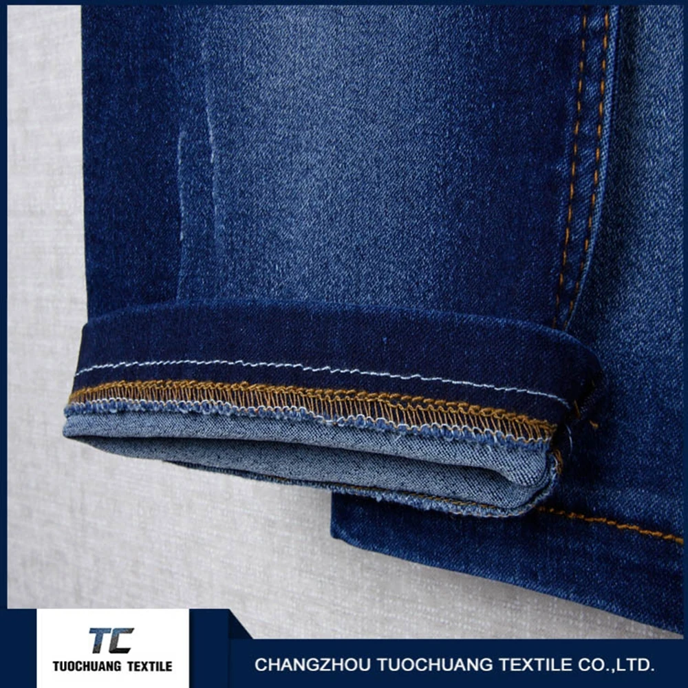 2016 4.5oz 100% cotton Heavy high qulitty dyed indigo knitted denim
