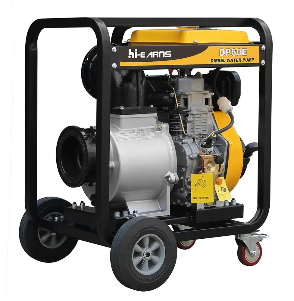 Air-cooled single cylinder 13hp 6 inch diesel water pump