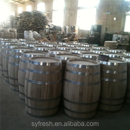 225L oak wine barrel