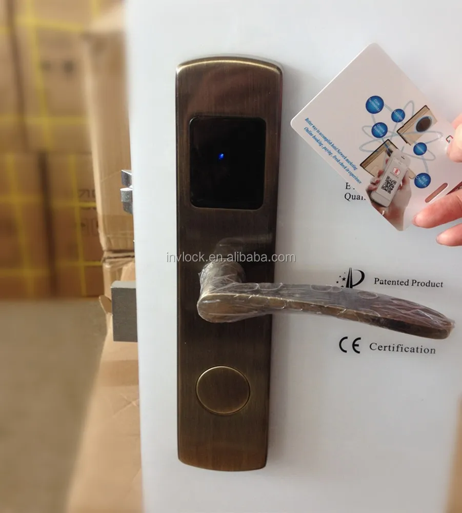 
European Mortise Italy Small Size Electronic Hotel Door Lock 