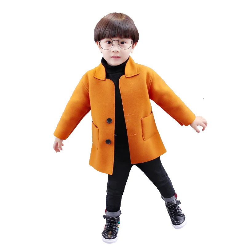 
DRLEBE1807B13 High quality children winter coats wholesale boy long winter coat for kids wears 