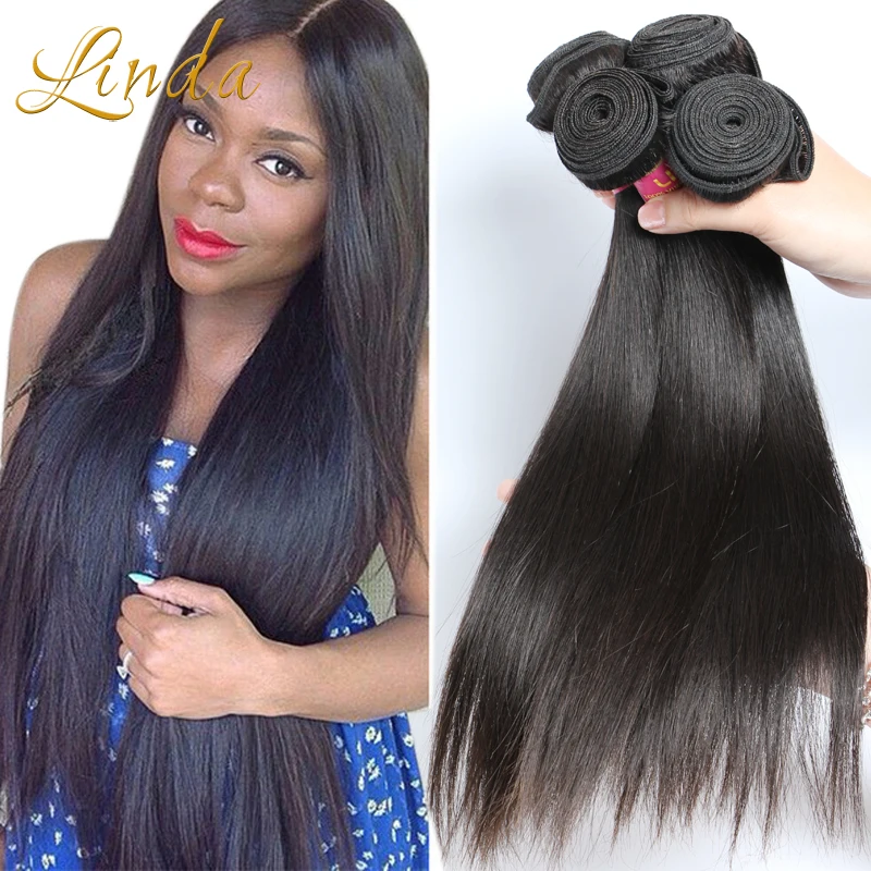 Unprocessed Queen Hair Products 10 Bundles Lot Brazilian Virgin Hair Straight Cheap Wholesale Virgin Straight Human