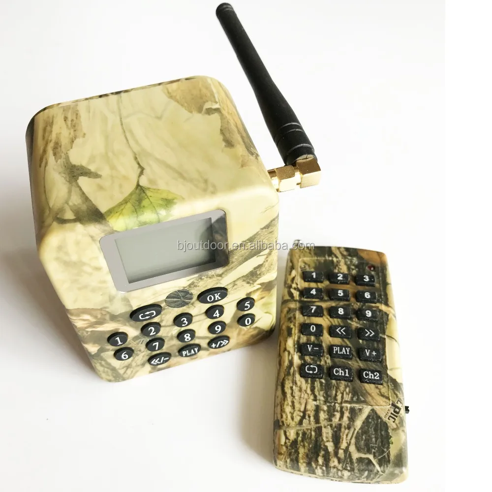 Remote control outdoor hunting mp3 player bird decoy bird sound caller 150db 50W loud speaker from BJ Outdoor