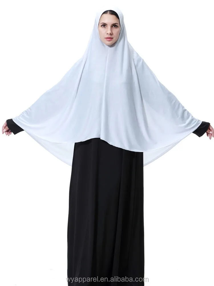 Muslim woman abaya big one piece no sleeve jilbaba