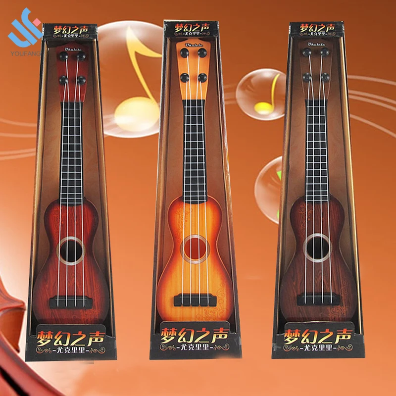 YF-C0105 раннего образования интеллектуальные Высокое качество детских музыкальных инструмента мини-четыре dazzle гитара игрушки