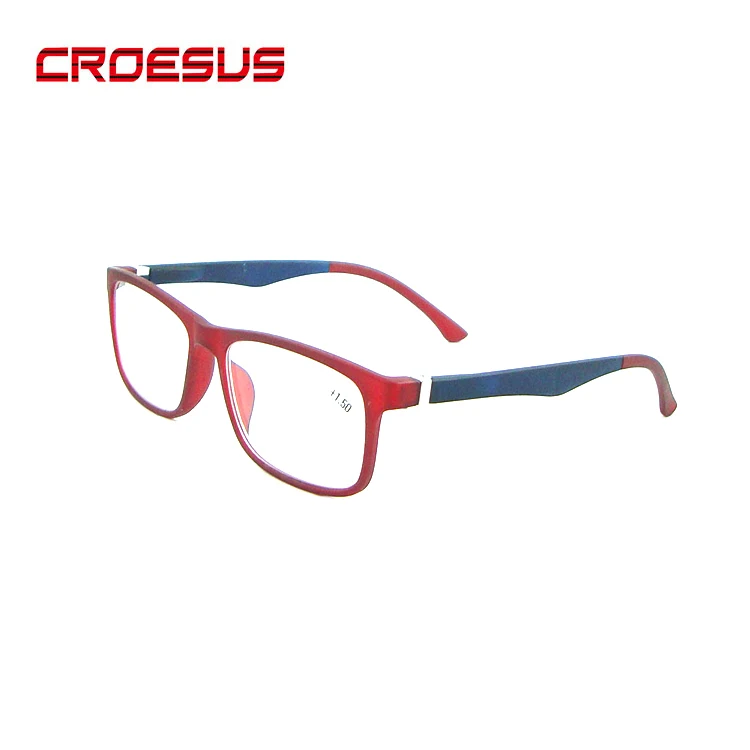 Прозрачные темно-красные портативные очки для чтения, пресбиопические очки, небьющиеся очки для чтения