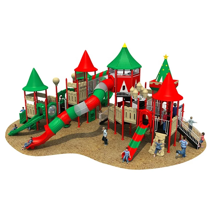 Huadong детская игровая площадка на открытом воздухе большая детская пластиковая горка