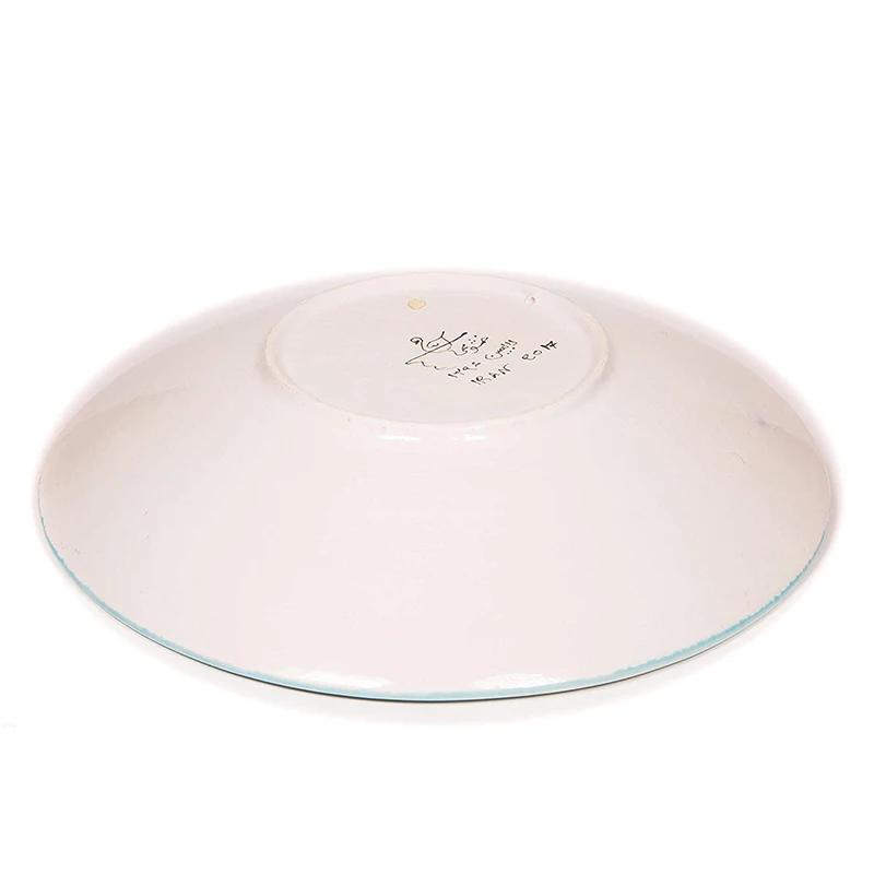 Turkish style hand painted flower decorative ceramic plate