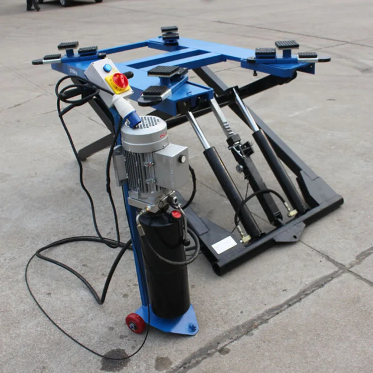 Simple and lightweight mobile car lift with lifting height 1.2m