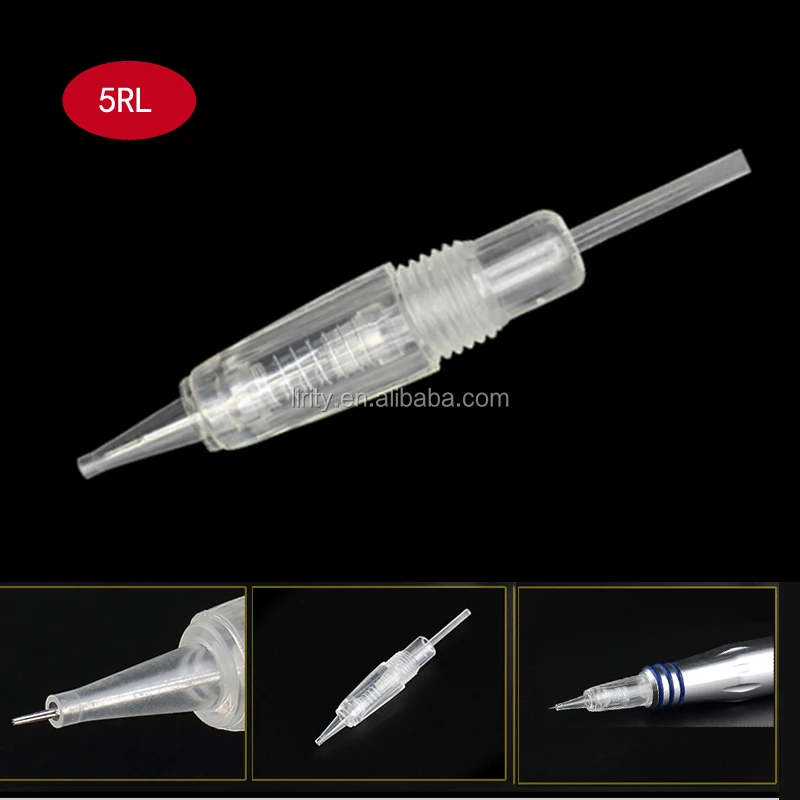 Disposable Sterilized micro needle permanent makeup needle 1RL for digital professional eyebrow lip liner MTS tattoo machine