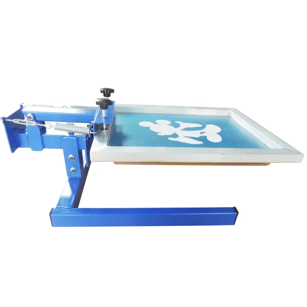 NS101-M 1 color 1 station manual digital offset screen printing press machine for cloths