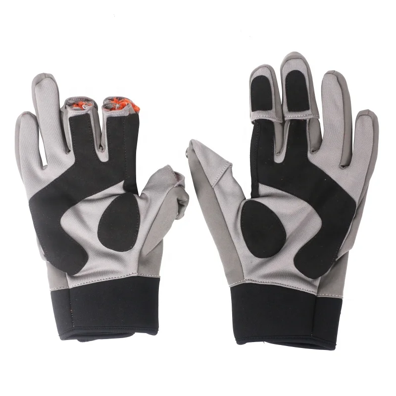 
Amazon Custom Logo Full Finger Winter Fishing Gloves 