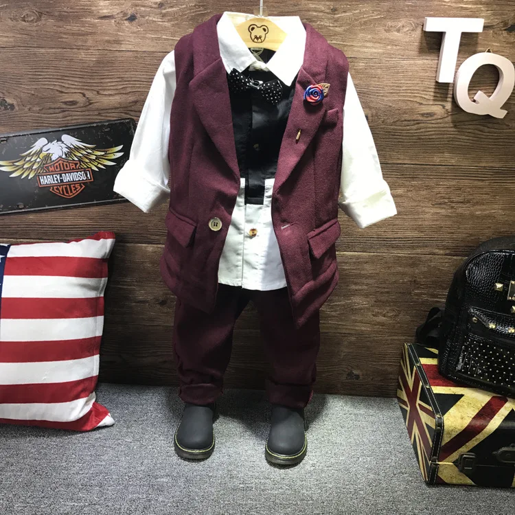 
2017 best popular hot selling cheap wholesale boy suits junior pant suits 