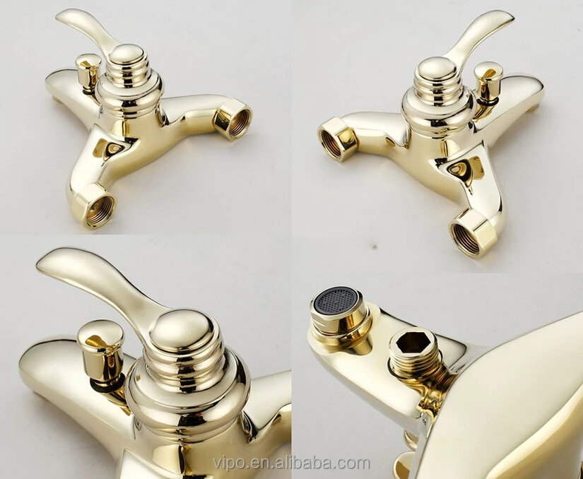 
PVD Gold Tub Shower Faucet set 0947 