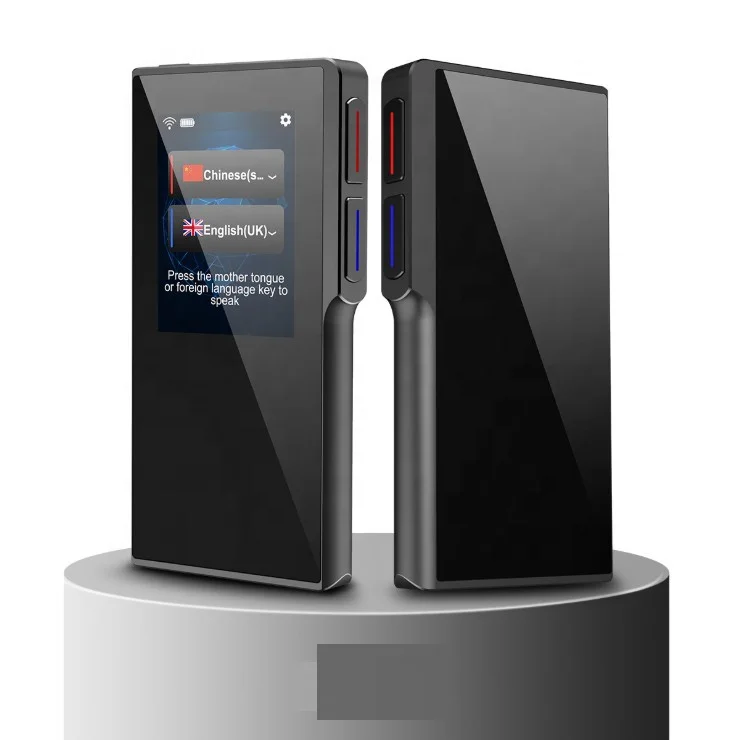 52 Languages Quality simultaneous translation of voice and text electronic translator portable voice translator