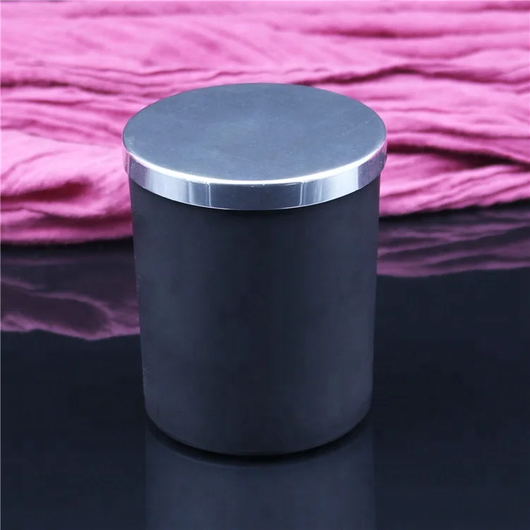 BOYE wholesale custom luxury matt black scented soy wax candle