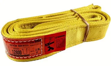 Polyester Double Ply Flat Webbing lifting belt sling