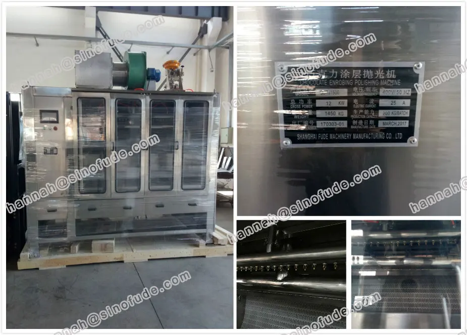 Chocolate coating sugar coating pan/chocolate coater machine/candy polishing machine