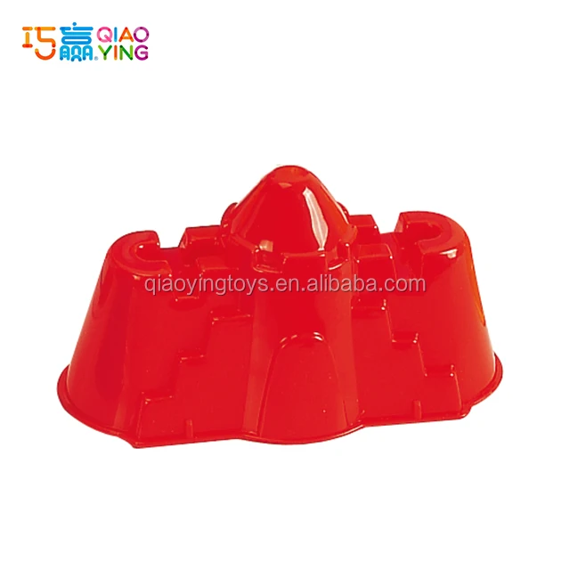 Sand Castles 6pc Set, Beach Sand Toys, Sand and Water Play Set