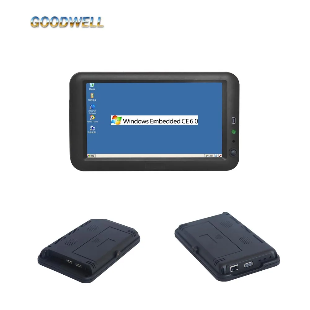 WIN CE 6.0 Touch 7 Inch Windows OS Tablet PC with Ethernet, RS232, RJ45 Port  for Industrial Application