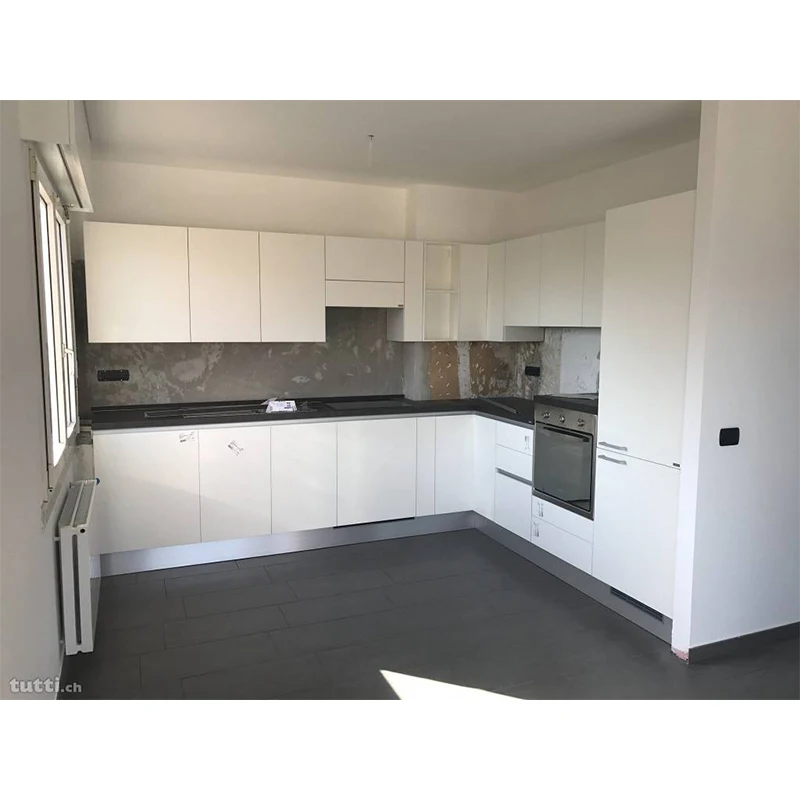 L Shapes Modular Wood Kitchen Cabinet for Small Kitchen Design