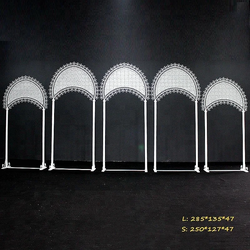 2018 new Star spring Iron art lace Screen backdrop wedding arch for wedding decorations