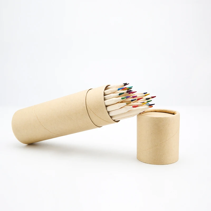 
 Под заказ 36 шт. карандашей из натурального дерева в тубе  