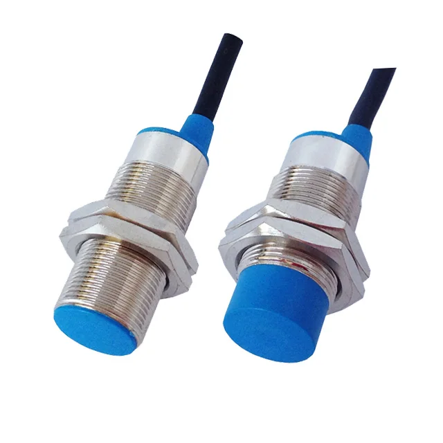 M18 4 Pin Connector Short Housing Inductive Proximity Sensor Switch 5Vdc/12V/24VDC NPN/PNP NO+NC Output IP67 Waterproof (IBEST)