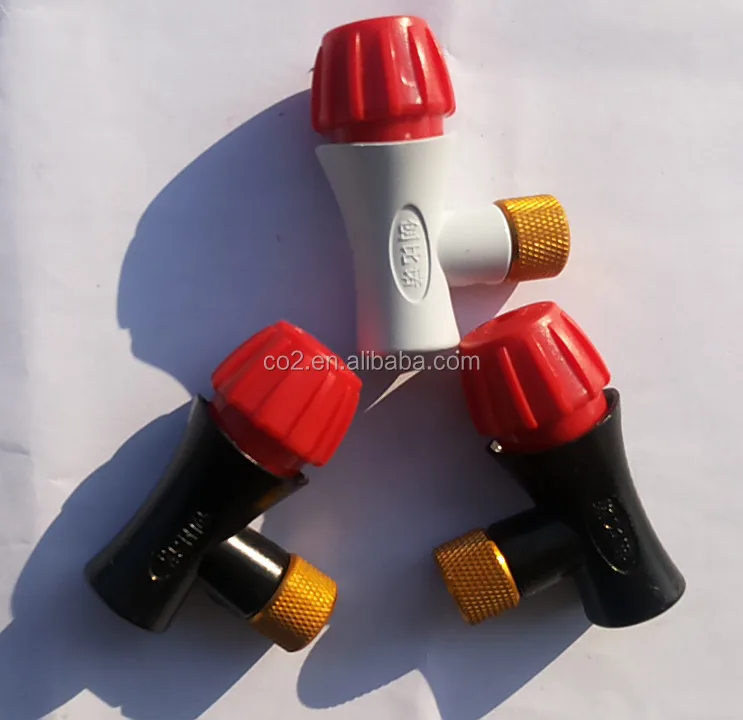 co2 regulator ,tire inflator valve equip with 16g 25g for bike inflator,38g for Motorbike inflator