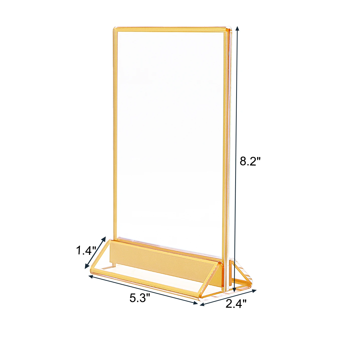 8.5x11 Acrylic Menu Holders Acrylic Display Sign Holder
