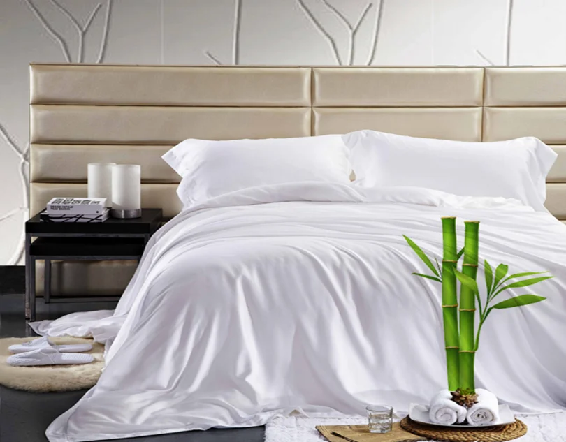 Luxury Shiny 100% Organic Bamboo Bed Linen Bedding Set