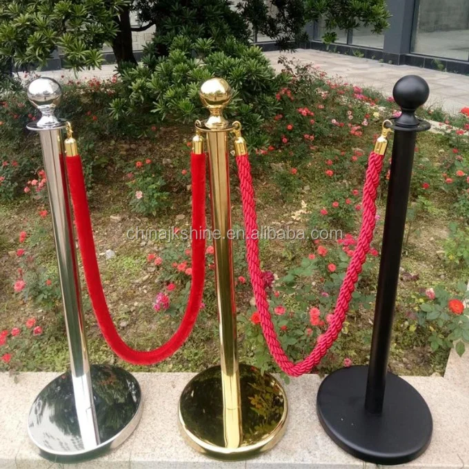 Hollywood Movie Night Red Carpet Oscar Awards Decorations Rope Stanchion/Queue Stanchion Barrier Poles