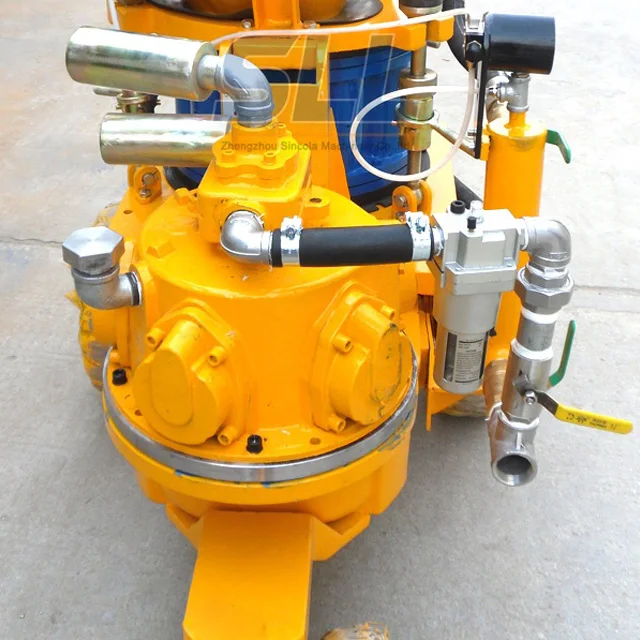 Air compressor concrete gunite machine price wet shotcrete machine