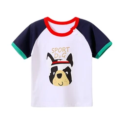 WCF1811 Baby short sleeve T-shirt Summer 2018 New Boys and Girls Cartoon Cotton