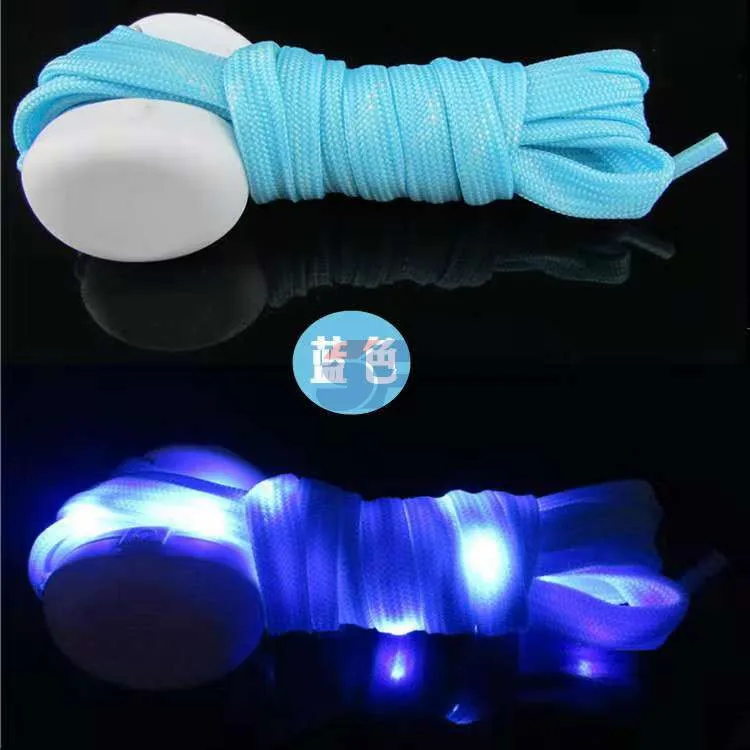 LED Nylon Shoelaces Light Up Glow in the Dark for Party Dancing Skating