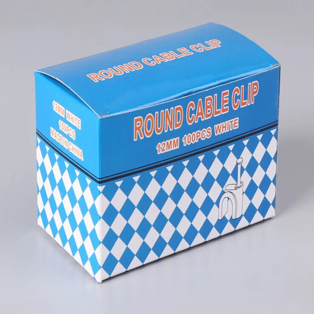 Professional Manufacturer Round Steel Nail Wire Clip 4-40MM White Black 100 Pcs Pack