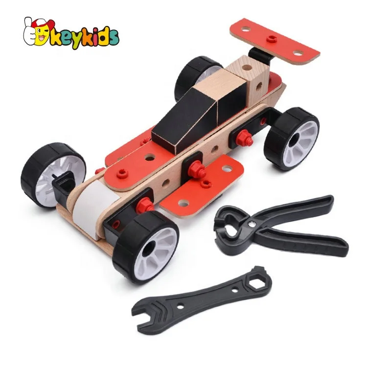 2024 New hottest educational wooden DIY assembly toys for children W03B083
