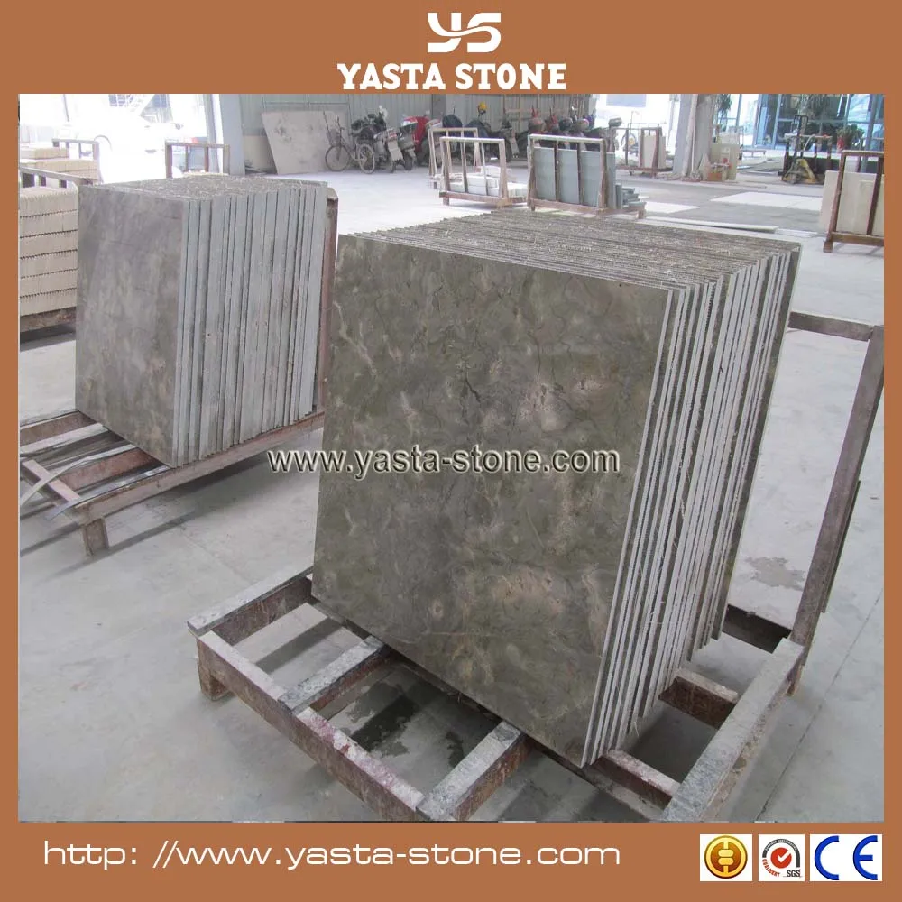 Indoor 30X60cm polished Atlantic grey marble stone tile price per meter