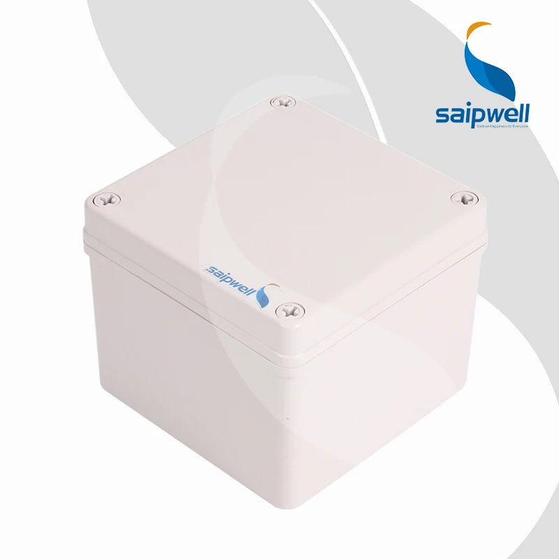 Ds-ag-1212 125*125*100 Wiring Box IP65 Waterproof Saip Saipwell Project Electrical Weatherproof Enclosure