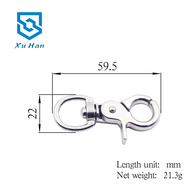 Manufacturer Direct Selling, high quality zinc alloy snap hook for Handbags and traction ropes