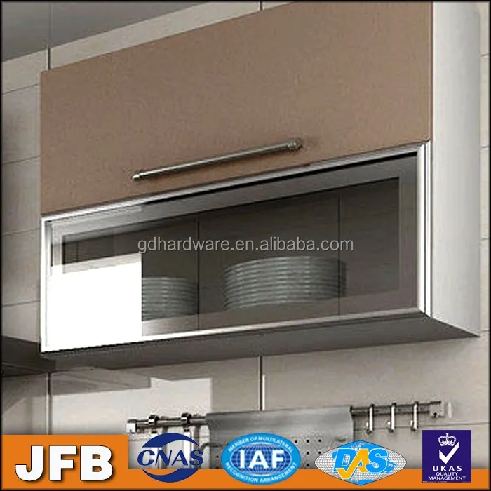 made in China home furniture kitchen accessories kitchen cabinet aluminum frame glass door kitchen cabinet doors with glass