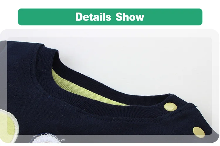 
2018 Wholesale Long Sleeves Nweborn T-Shirt 100% Cotton Spring Lovely Baby Boy Shirt with Animal Bear Pattern 