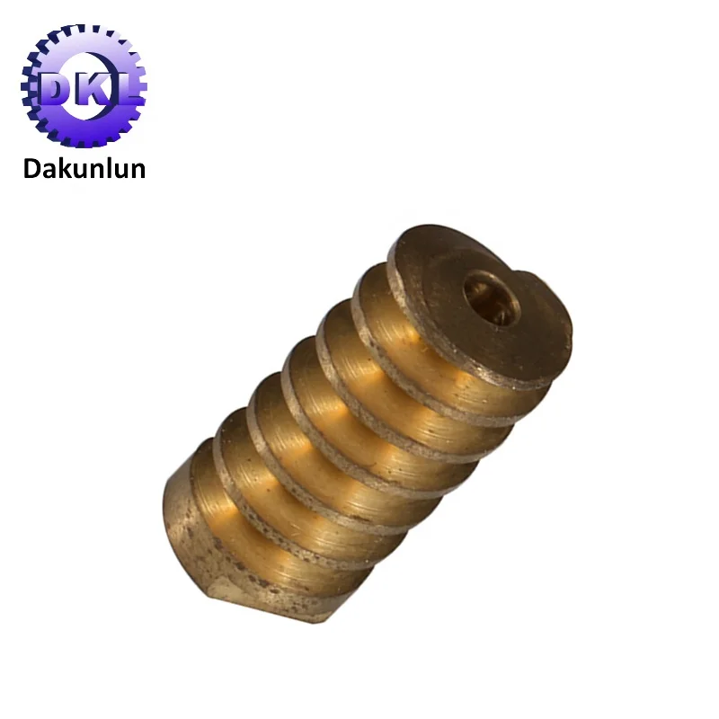 
OEM High Precision CNC Machining Small Mini Brass Worm Gear 