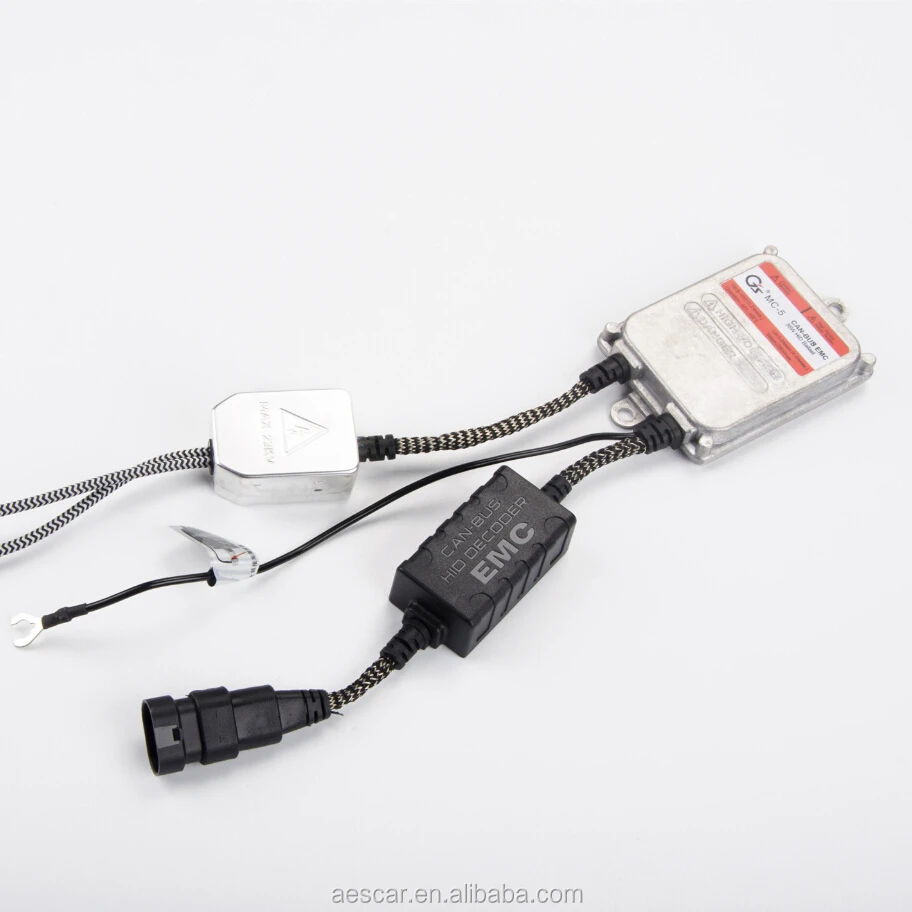 GS MC-5 Canbus Ballast 2PCS Waterproof H4 H7 LED Bulb Electronic Ballast Super Bright Slim Canbus Digital Ballast 35W AC 12V