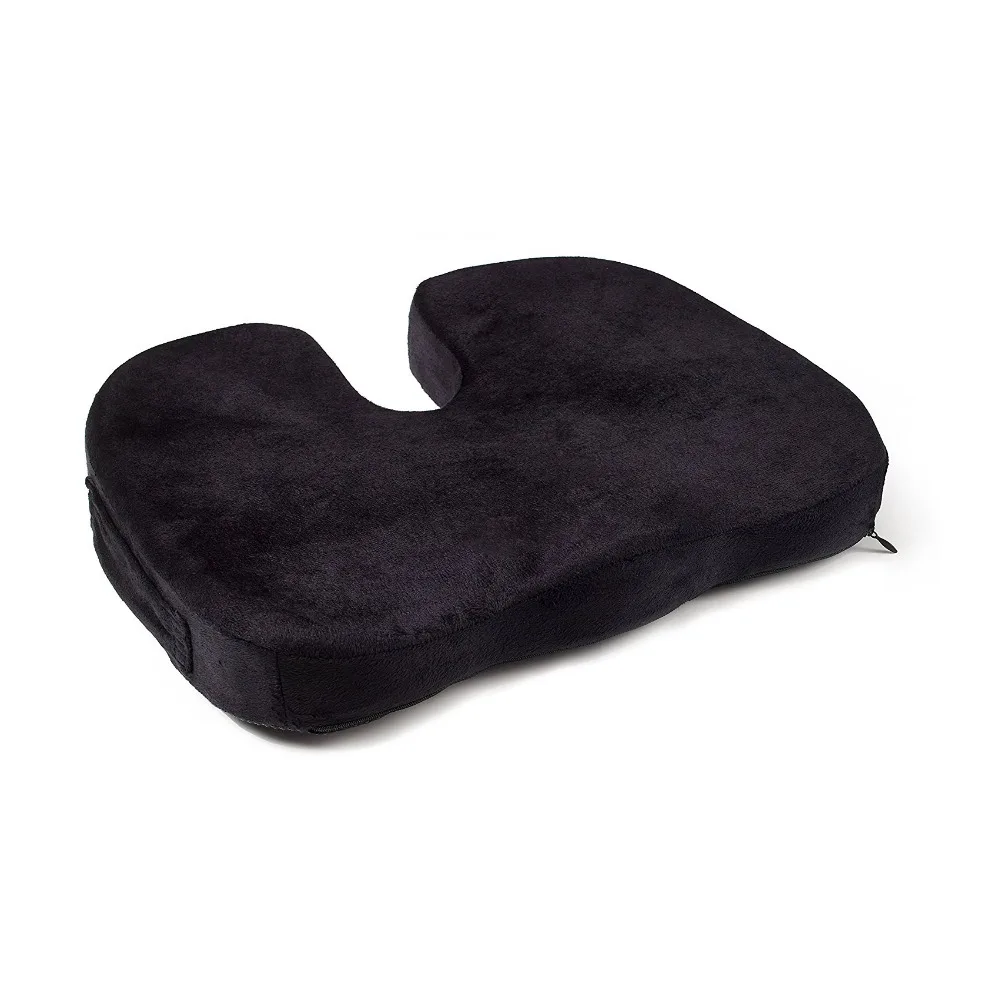 Ортопедическая подушка на сиденье из пены с эффектом памяти, помогает при боли в спине, идеально подходит для офисного кресла