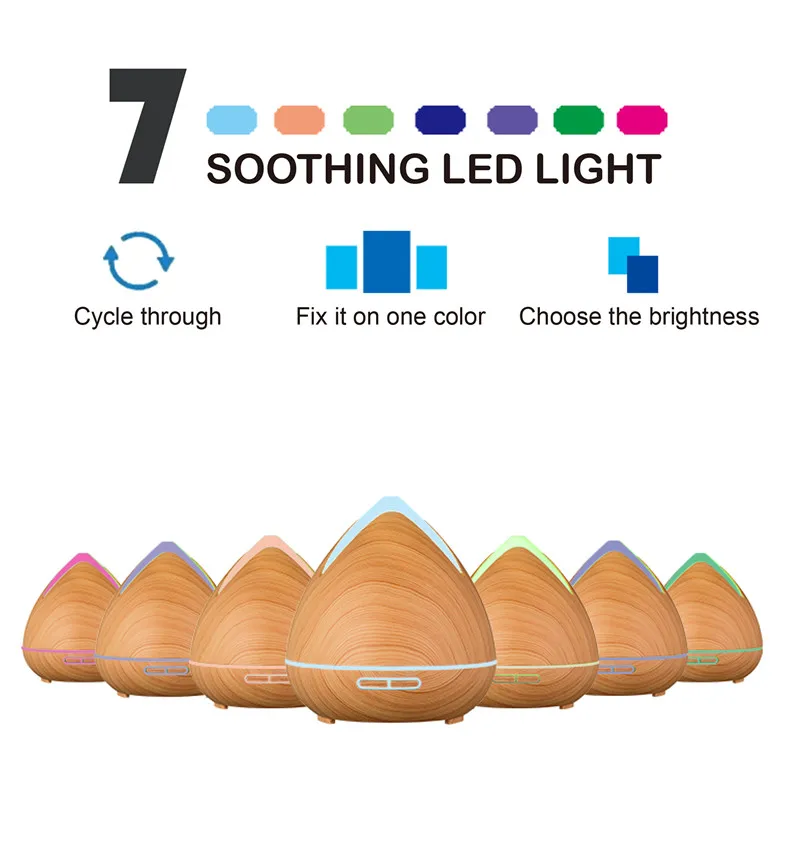 
Unique Violet Color Aroma Diffuser oil Aromatherapy diffuser, Air Humidifier 