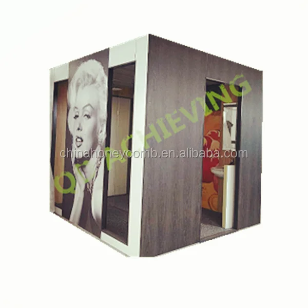 better insulation prefab bathroom unit with toilet mobile room made of honeycomb sandwich panel